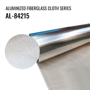 AL-84215 Self Adhesive Aluminum Foil Coated Triaxial Fiberglass Cloth