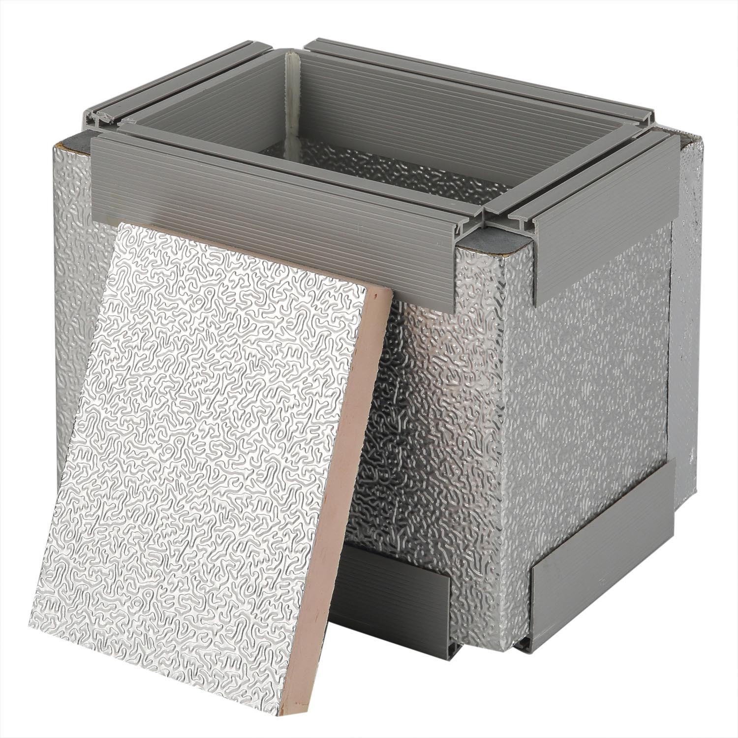 Black Aluminum Foil Foam Laminated Phenolic Insulation Board